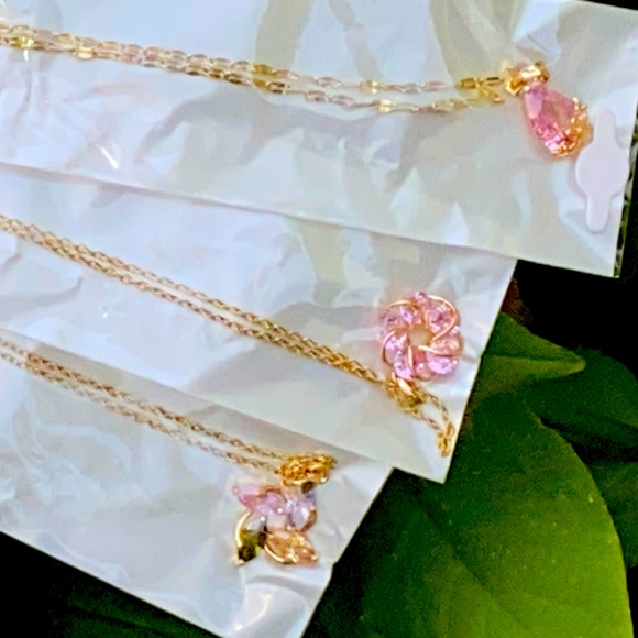 NWT-3 Styles🌸💧🍀Pretty🪞Sparkly Faux Swarovski Like Faceted Lab Created Stones - Picture 10 of 16